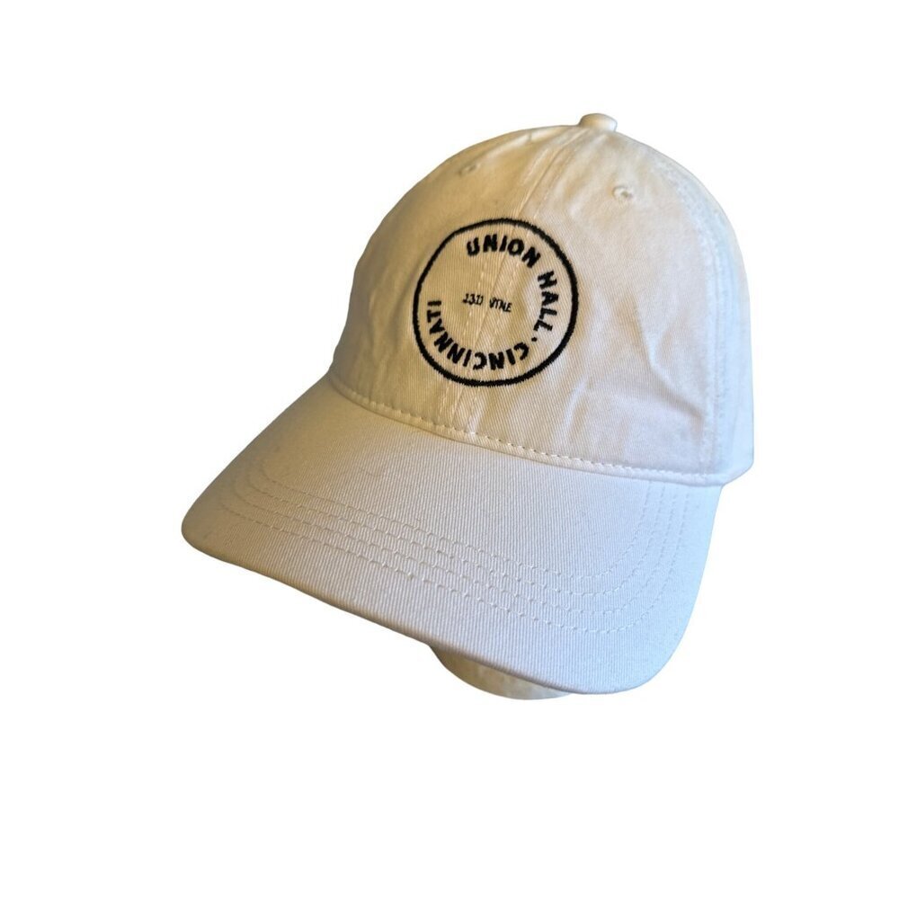 Union Hall Cincinnati 1310 Vine Cap America White Adjustable‎ Baseball Hat